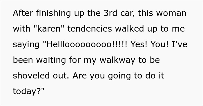 Guy Shovels Snow For Elderly Neighbor, Random Lady Decides He&rsquo;s The HOA And Orders Her Walkway Done