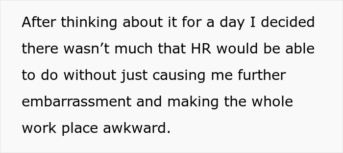 Man buys wife new bras after learning about her work nickname to ease her embarrassment and awkwardness.