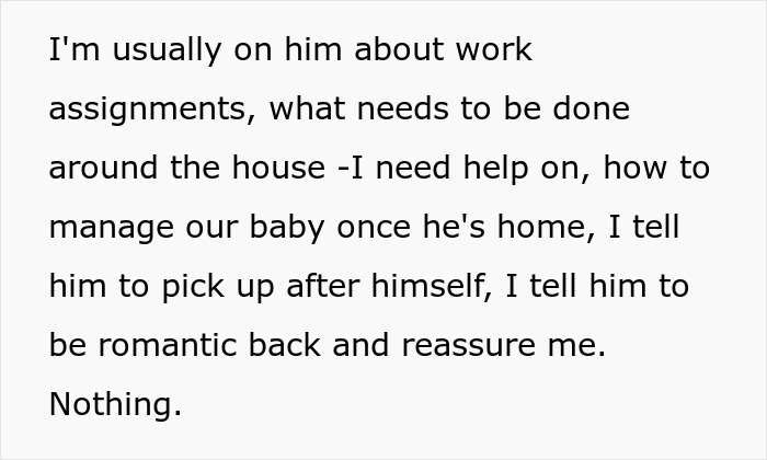 Text excerpt describing a wife realizing she won’t receive needed comfort from husband and responds with equal effort. Text excerpt describing a wife realizing she won’t receive needed comfort from husband and responds with equal effort.