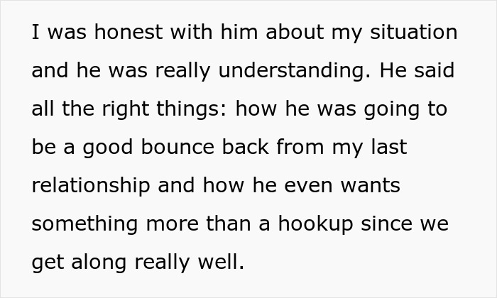 Text message showing honest and understanding ghoster relationship messages about seeking more than a hookup.