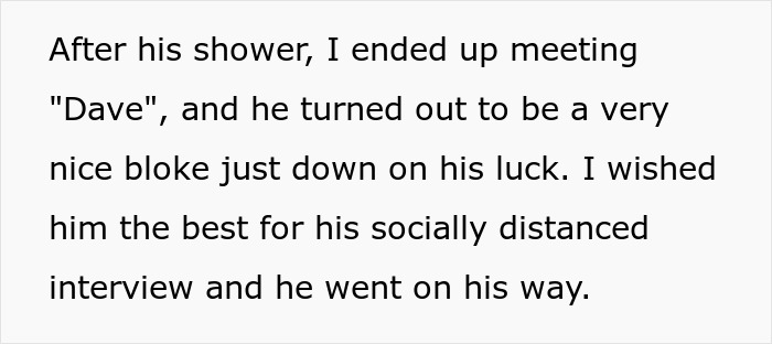 Long-haired woman in the shower looking suspicious as her husband watches from the doorway with concern.