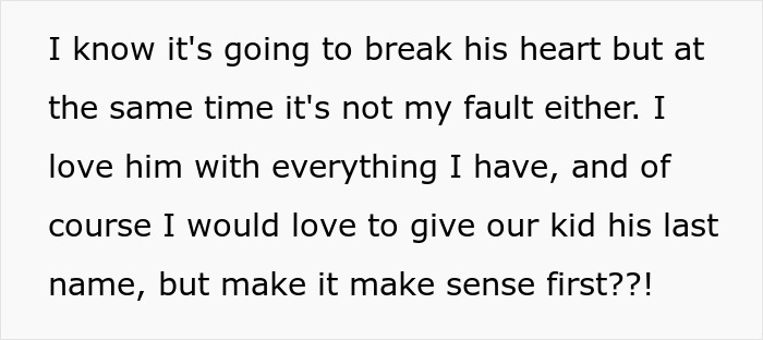 Guy Wants His Baby To Have His Bio Dad&rsquo;s Surname Despite Not Having It Himself, Mom-To-Be Confused