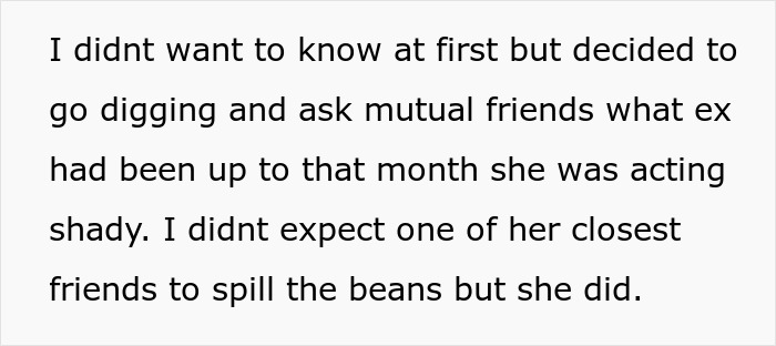 Text excerpt about a woman suggesting an open relationship and the guy immediately breaking up with her.