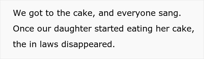 In-Laws Ignore 1YO’s B-Day Timeline And Arrive Late, Mom Refuses To Invite Them Anywhere Again In-Laws Ignore 1YO’s B-Day Timeline And Arrive Late, Mom Refuses To Invite Them Anywhere Again