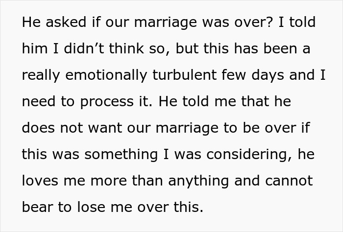 Emotional text about infertile wife dealing with hubby’s baby-making plan and his request to have a baby with a friend.