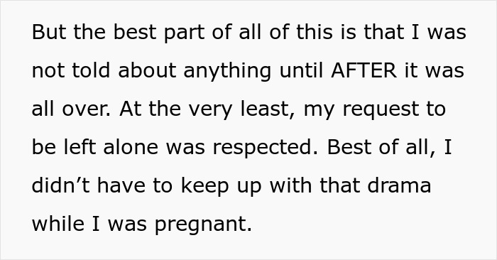 Text excerpt about a daughter’s reaction to dad's girlfriend’s baby fever and pregnancy drama.