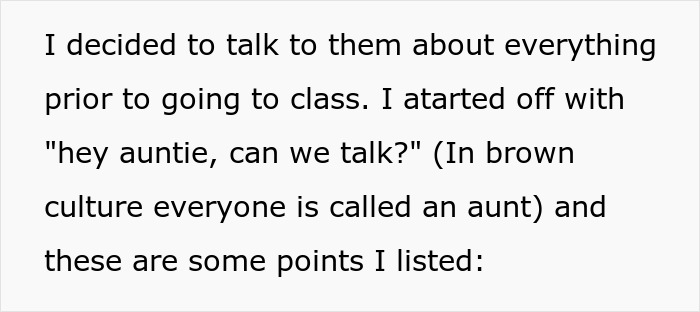 Text from a person explaining a conversation with their roommate&rsquo;s parents acting like babysitters using a spare key.