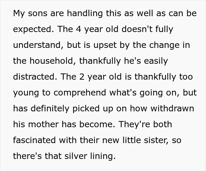 Text discussing a wife&rsquo;s secret exposed after birth of a black child and her plea to husband not to divorce.