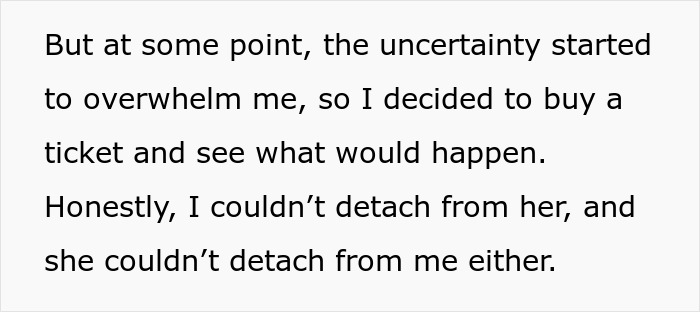 Text about a 29-year-old traveling 7000km to meet a 23-year-old woman he met online, feeling uncertainty and regret. Text about a 29-year-old traveling 7000km to meet a 23-year-old woman he met online, feeling uncertainty and regret.