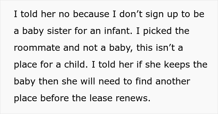 Woman Shocked When Roommate Gets Pregnant, Tells Her To Move Out As She Can't Raise A Baby
