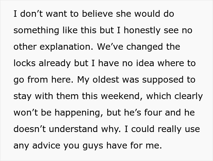 Couple suspects wife's step-mom steals all their food, causing tension and potential CPS involvement in family conflict.
