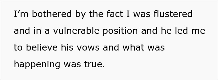 Text expressing feeling bothered and vulnerable after a boyfriend's fake proposal at the love museum.