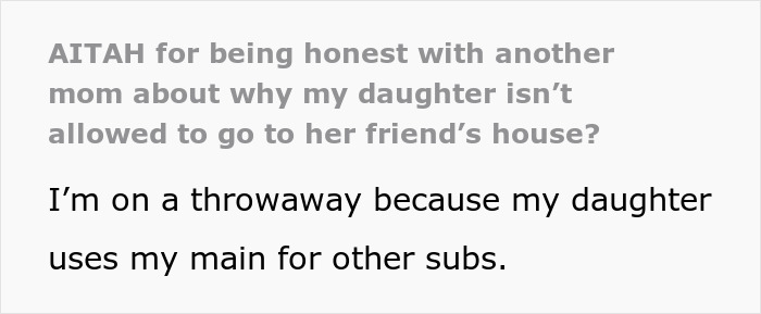 Mom pulls the plug on sleepover after daughter’s friend’s dad gives creepy vibes and flirts inappropriately.