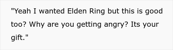 Woman upset as boyfriend likes her gift, though she expected him to dump her, expressing confusion and frustration.
