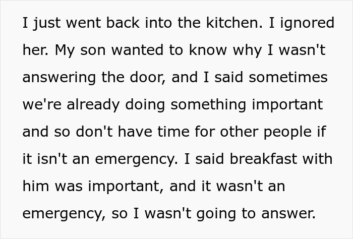 Man stressed and paranoid, avoiding interaction with unhinged neighbor who won’t leave him alone at home.