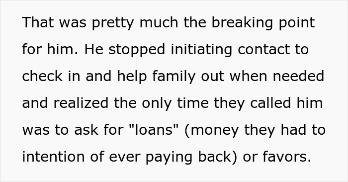 Text excerpt about family tension with son cutting toxic family and excluding mother-in-law from wedding.