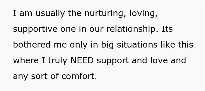 Wife realizes lack of comfort from husband and responds with equal effort in their relationship challenges. Wife realizes lack of comfort from husband and responds with equal effort in their relationship challenges.