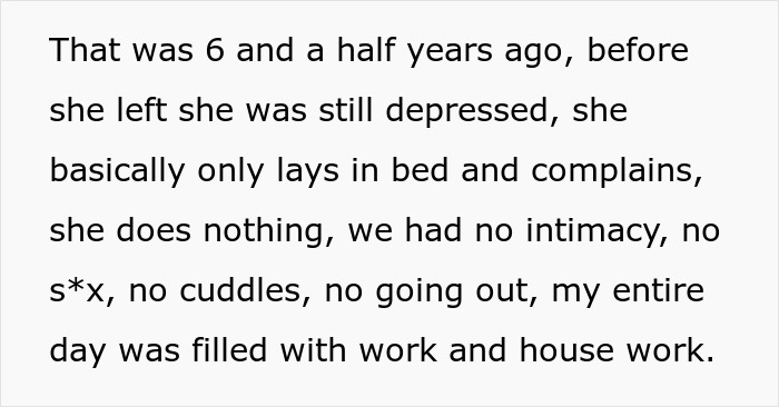 Text describing a man giving his wife a second chance after she leaves and asks to be taken back, sparking internet reactions.