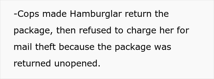 Alt text: Couple suspects step-mom for stealing all their food, leading to a CPS visit over the Hamburglar food theft issue.