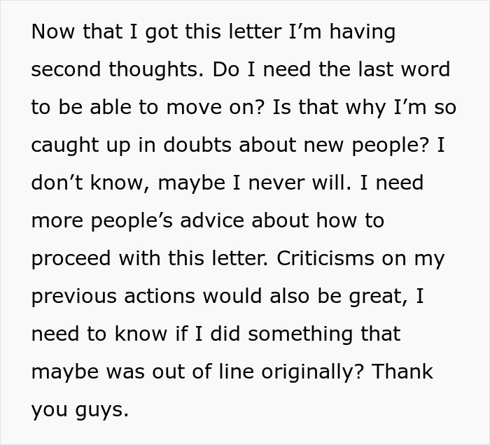 Alt text: Emotional letter about heartbreak and moving on as cheater keeps returning while she tries to heal and gain closure