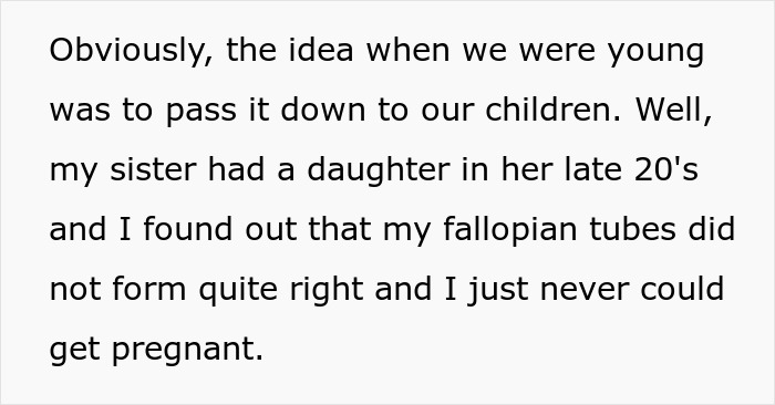 Guy Eyes Stepmom's Heirloom Jewelry, Explodes As She Wants Ace Niece To Inherit It Instead Of Him Guy Eyes Stepmom's Heirloom Jewelry, Explodes As She Wants Ace Niece To Inherit It Instead Of Him