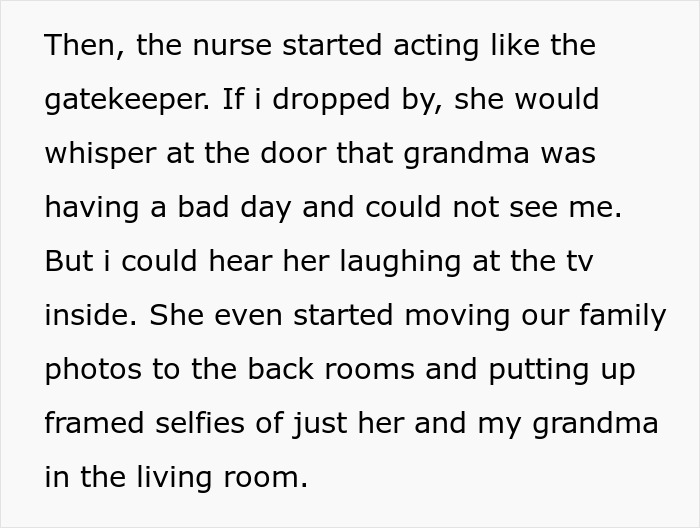 "Red Flag City": Grandma's Nurse Gets Fired After Woman Spots Grandpa's Ring On Her Hand