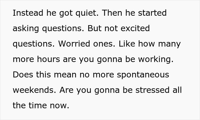 Text showing worried questions from a boyfriend about his girlfriend&rsquo;s success affecting the life he pictured