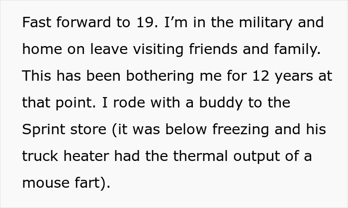 Text excerpt describing a man’s 12-year throat pain during military leave before solving his medical mystery.