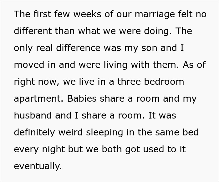 Alt text: Woman marries high school bestie for tax perks and grows closer after his cheeky surprises in their shared apartment.