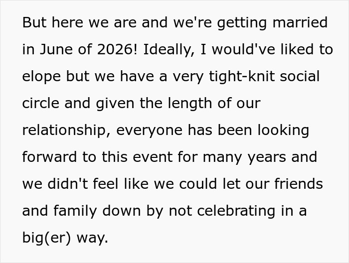 Attention-seeking mom insists on dressing 3-year-old daughter in same dress as the bride at upcoming wedding.