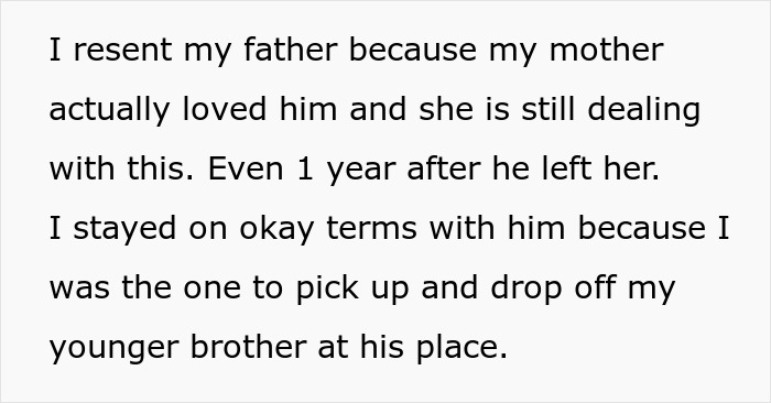 Daughter refuses to play wedding cheerleader for dad and his mistress, rejecting role as his best woman.