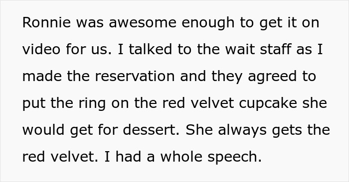 Man's planned proposal fails as his engagement ring is mistakenly placed in another woman's dessert at a restaurant.