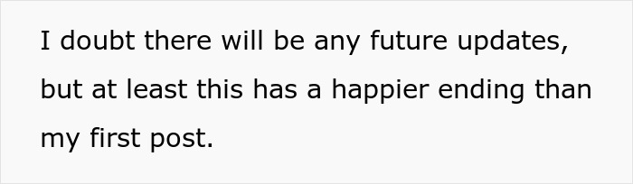 Text excerpt from a post reflecting on a happier ending after being fired over a crude drawing and befriending the artist.