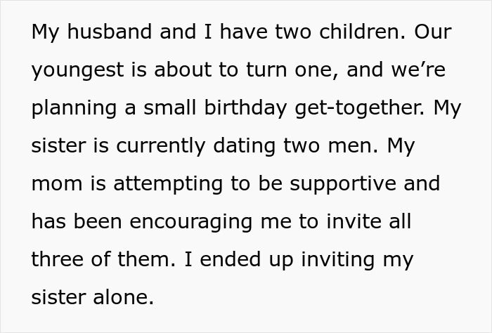 Poly Lady With 2 Partners Wants To Attend Nephew's B-Day, Bro Says Only Married Couples Allowed