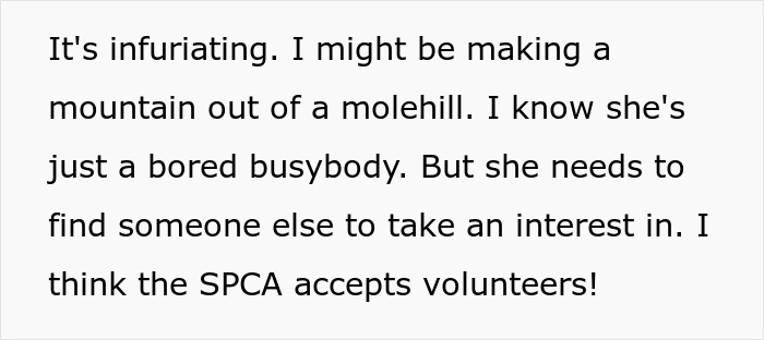 Text message showing a man stressed and paranoid about an unhinged neighbor who won’t leave him alone.