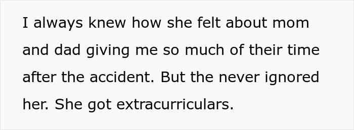Text about woman firing back after sister&rsquo;s insult, causing husband to go red and kids to feel confused.