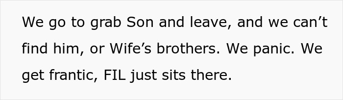 Text showing a family’s frantic reaction after their son is kidnapped by religious mother-in-law seeking revenge. Text showing a family’s frantic reaction after their son is kidnapped by religious mother-in-law seeking revenge.