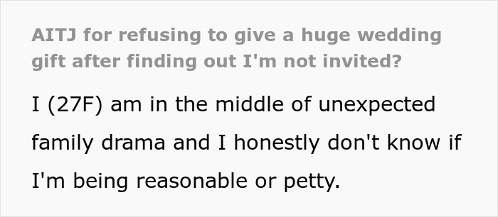 Uninvited Guest Expected To Fund Wedding, Called Stingy For Not Paying Thousands For Cousin&rsquo;s Event