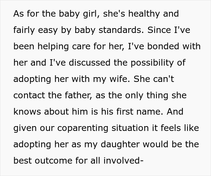 Text excerpt discussing wife&rsquo;s secret exposed after birth of a black child and the husband&rsquo;s dilemma about divorce.
