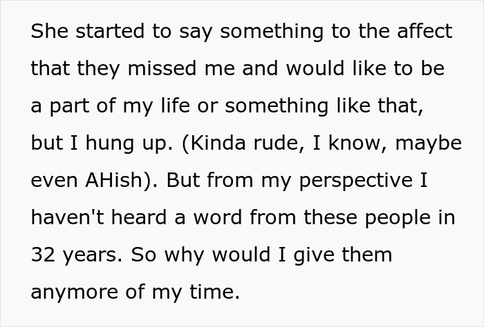 Woman Suddenly Wants To Reconcile With Son She Kicked Out 32 Years Ago, He Figures Out Why