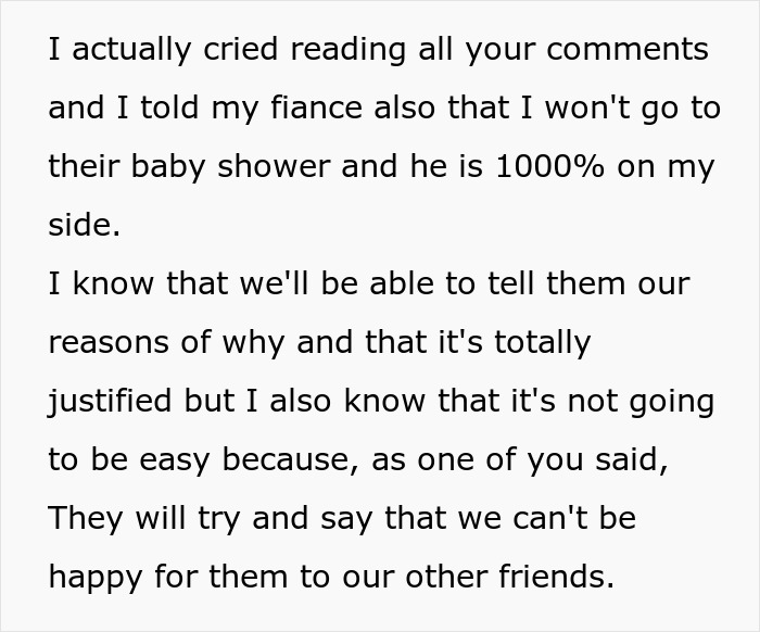 Pregnant Couple Hurt As Friends Take Out Their Infertility Struggles On Them: "I Didn't Deserve It" Pregnant Couple Hurt As Friends Take Out Their Infertility Struggles On Them: "I Didn't Deserve It"