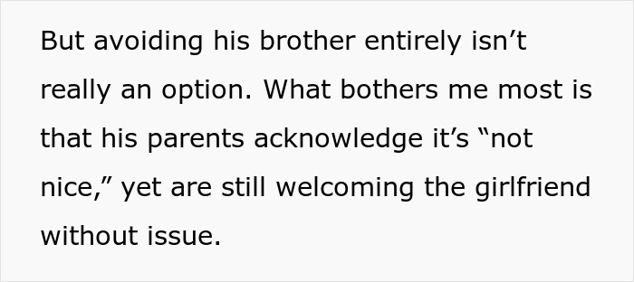 Text excerpt discussing family dynamics as the son&rsquo;s mistress is welcomed while his wife remains unaware at home.
