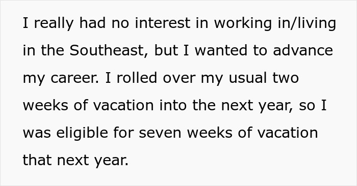 Text excerpt about employee planning career move after delivering record results, facing excuses instead of bonus.