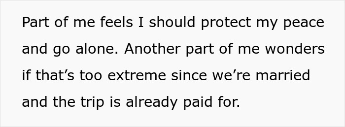 Text discussing a wife considering divorce after husband lied during a video call with his ex.