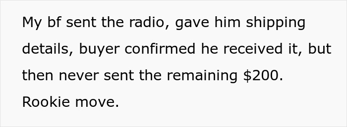 Seller Tracks Down Buyer’s Wife And Parents After He Ghosts $200 Debt, Payment Arrives Overnight Seller Tracks Down Buyer’s Wife And Parents After He Ghosts $200 Debt, Payment Arrives Overnight
