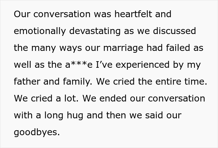 Parentes e amigos do sexo masculino arruínam o casamento de um cara só para ficar com sua ex-mulher e ser cortado de sua vida