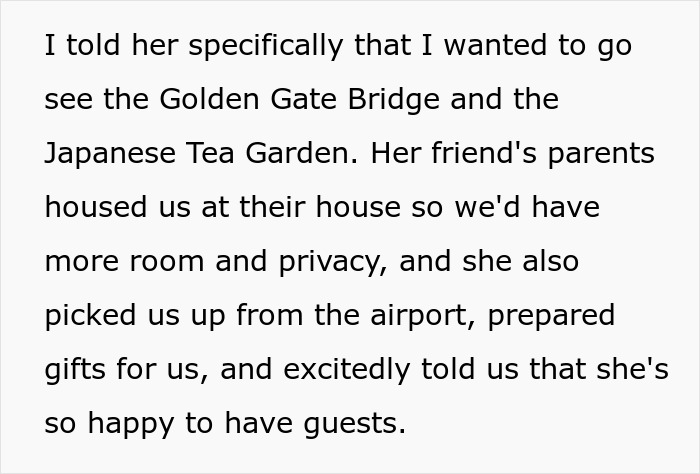 Text from a story about a woman ditching her friend at the airport after her carry-on goes missing and feeling too tired to wait.