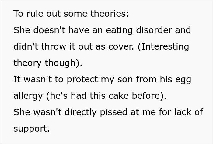 Ungrateful Wife Bins Husband&rsquo;s Cake Gift Because Of A "Bad Mood," He&rsquo;s Livid Over A Lack Of Apology