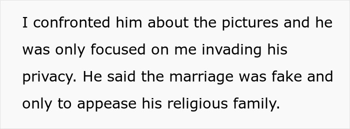 Woman checks suspicious boyfriend&rsquo;s past, shocked to discover he is already married, confronting him about secrets and privacy.