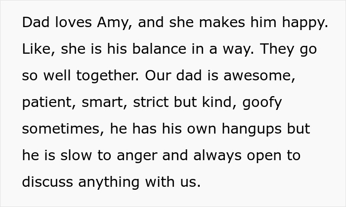 Widowed dad finds love again with Amy, but his teen daughter's jealousy causes emotional tension in their family.